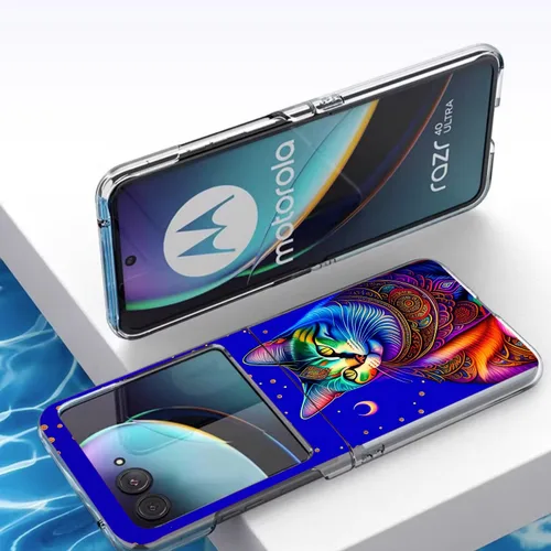 Vista 3 de Razr Plus 2023 - Funda protectora rígida a prueba de golpes para Motorola Razr+ 2023 y Razr Plus 2023