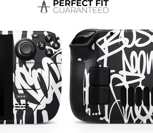 Vista 2 de Design Skinz - Compatible con Steam Deck - Calcomanía protectora de vinilo extraíble resistente a los arañazos - Arte de graffiti moderno V2