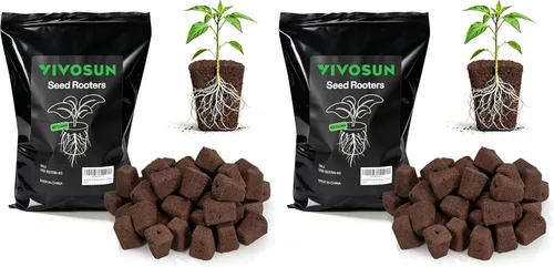 Vista 7 de VIVOSUN Enraizador de semillas, tapones de inicio de plantas, 40 cubos