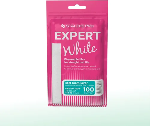 Vista 17 de STALEKS PRO Expert 40 PapmAm Mix - Lima de uñas desechable sobre base de madera (grano 180/240, 3 piezas) - Lima de uñas de doble cara lista