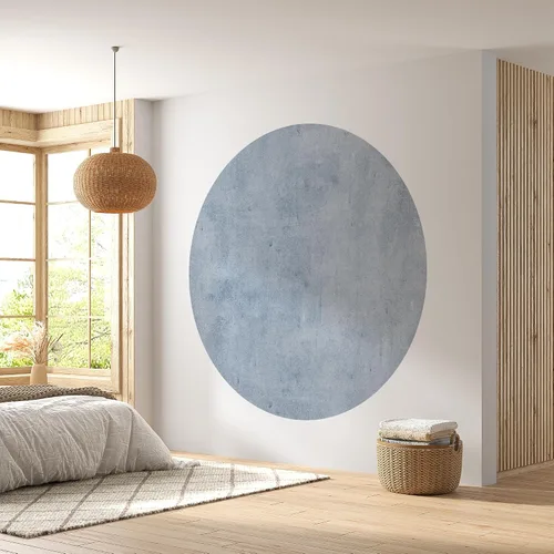 Vista 5 de Calcomanía de pared circular con estampado pastel, medio círculo, semicírculo, decoración de pared, geométrico, guardería, despegar y pegar