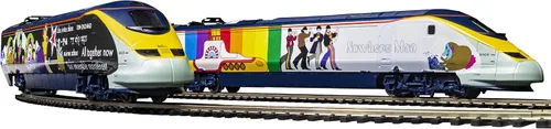 Vista 6 de Hornby R1253T - Juego de tren eléctrico R1253T The Beatles Yellow Submarine - Juego de iniciación de tren de calibre OO, trenes vintage