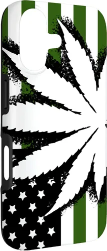 Vista 3 de American Weed Flag 4:20 Cannabis Pot Marijuana Stoner Gift Case for iPhone 17