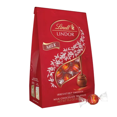 Vista 21 de Lindt Lindor - Trufas de chocolate extra oscuro 60 %, caramelo de chocolate negro con centro de trufa suave y derretida, ideal para regalar, 5.1