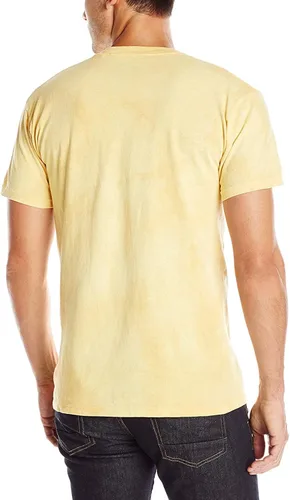 Vista 2 de The Mountain Camiseta dorada de cara grande para hombre