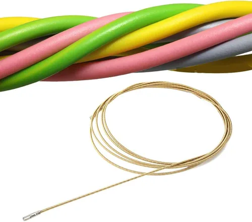Vista 5 de Fish Tape Electrical Wire Threader Wire Puller Universal Wire Threading Device Tool Electrician Wire Threading Through Wall Wire Threader Cable