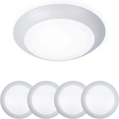 Vista 16 de WAC Lighting FM-306-930-BN disco para montaje al ras de luz led blanca suave de 3000 K, con calificación de Energy Star, grande, de níquel bruñido