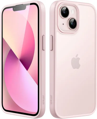 Vista 25 de JETech Funda mate para iPhone 13 de 6.1 pulgadas, a prueba de golpes, protección contra caídas de grado militar, cubierta trasera translúcida