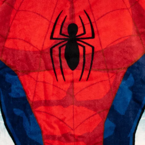 Vista 4 de Marvel Poncho para niños, color rojo, talla única