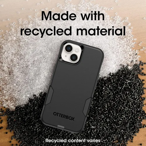 Vista 7 de OtterBox Funda de la serie Commuter para iPhone 14 y iPhone 13 (solamente), color negro, delgada y resistente, apta para bolsillo, con protección
