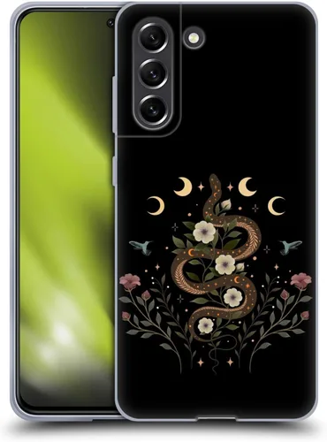 Vista 12 de Head Case Designs Officially Licensed Episodic Drawing Autumn Light Underwings Illustration Animals Gel Case [Military Grade] Compatible with