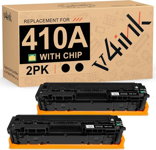 Vista 8 de v4ink Cartucho de tóner negro 410A remanufacturado de repuesto para HP 410A CF410A Cartucho de tóner para HP Color Pro M452dn M452dw M452nw MFP
