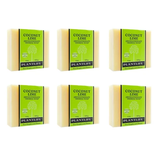 Vista 28 de Plantlife Ambrosia - Jabón hidratante y calmante para tu piel, hecho a mano con ingredientes a base de plantas, hecho en California en barra de 4