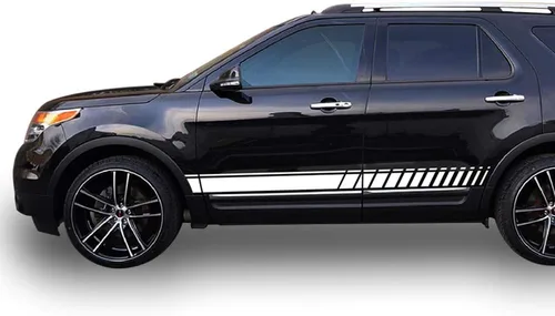 Vista 9 de Calcomanías de ofertas de rayas deportivas, diseños gráficos compatibles con Ford Expolrer All Genarations (302B)