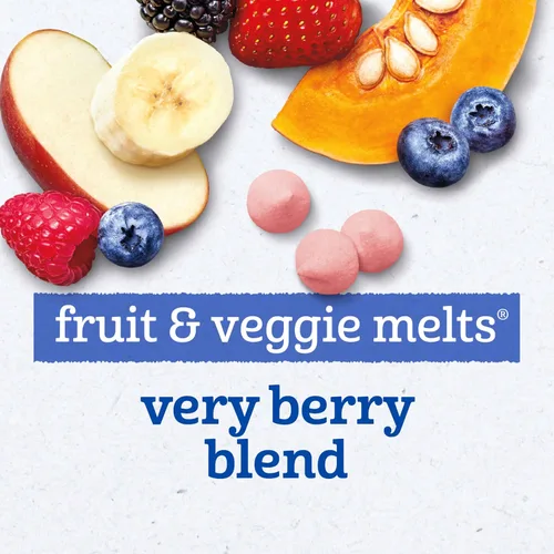 Vista 3 de Gerber Etapa 3 Very Berry Fruit and Veggie Melts, 1 Oz
