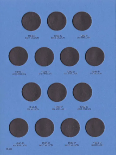 Vista 2 de No 9038, 0-307-09038-8, 1988-2000 WASHINGTON QUARTER Whitman 43 COIN ÁLBUM #7/70
