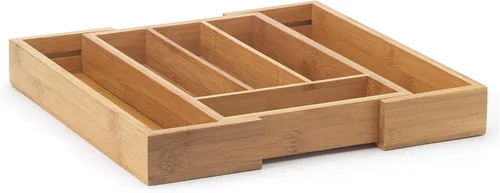Vista 8 de HIC Kitchen Escurridor de platos plegable de bambú, 20.5 x 13 pulgadas