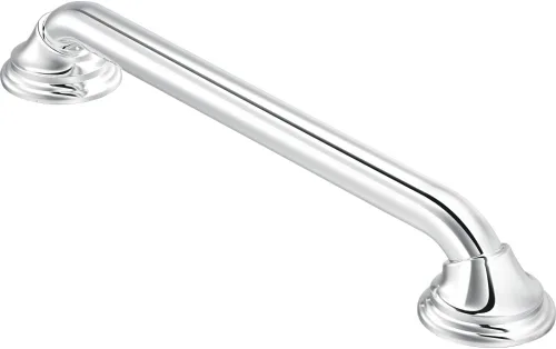 Vista 8 de Moen Home Care Seguridad para el Baño Barra de Agarre de Diseño de Acero Inoxidable para Discapacitados de 16 Pulgadas para Bañera y Ducha, Níquel