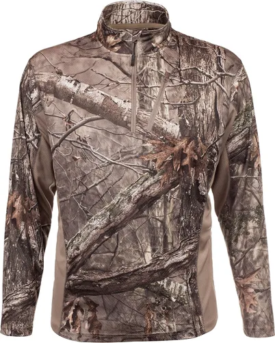 Vista 7 de Huntworth Camisa ligera con cremallera de 1/4 para hombre