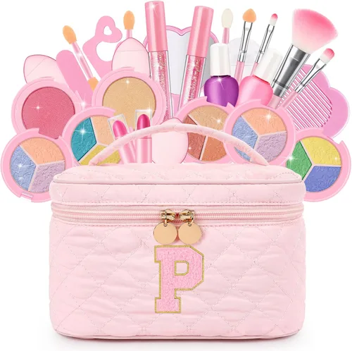 Vista 16 de Juego de maquillaje lavable para niños, 29 piezas, juguetes de maquillaje