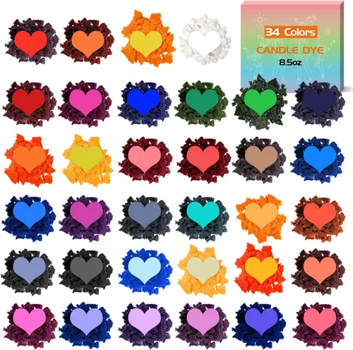 Vista 9 de YRYM HT Tinte de vela, 12 colores para hacer velas (12 botellas)