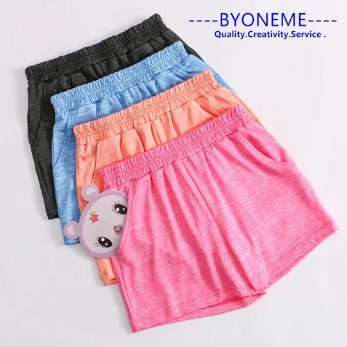 Vista 5 de BYONEME Pantalones cortos deportivos para niñas pequeñas y grandes, para entrenamiento, baloncesto, fútbol, deportes, para niñas adolescentes