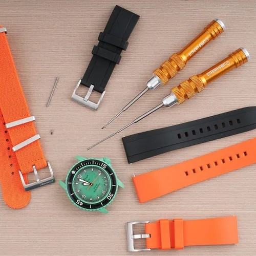 Vista 2 de StrapHabit Juego de destornilladores hexagonales para Blancpain X Swatch Scuba Fifty Fathoms - Kit de herramientas esenciales para reloj