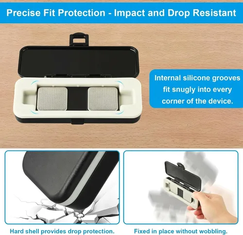 Vista 3 de iGuerburn Estuche rígido para monitor KardiaMobile 1L EKG Ajuste cómodo, protección contra golpes, uso directo, resistente a salpicaduras y polvo