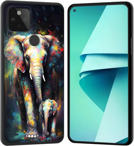 Vista 46 de Funda para Pixel 4 XL, funda de goma de silicona suave a prueba de golpes, funda protectora de cuerpo completo para Google Pixel 4 XL, ciervo