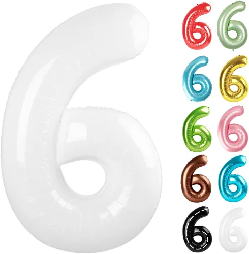 Vista 207 de Globo negro del número 0 de 40 pulgadas – globo número 0, decoraciones