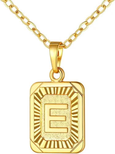Vista 40 de U7 Initial Necklaces for Women a. Oro