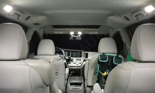 Vista 7 de AUTOGINE Kit de 15 luces LED blancas para interiores para Jeep Grand Cherokee 2011 2012 2013 2014 2015 2016 2017 2018 2019 2020 súper brillantes