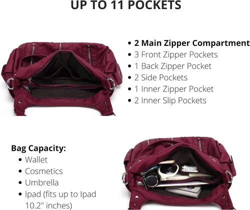 Vista 4 de Scarleton Bolso de mano para mujer, monederos para mujer, bolsos de hombro para mujer, H1292