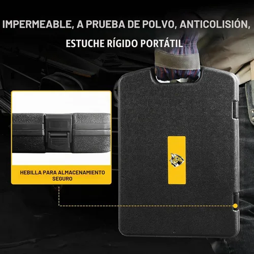Vista 6 de Báscula de refrigerante de 110 libras HVAC Freón Escala electrónica de carga de refrigerante de alta precisión con estuche portátil para tanques