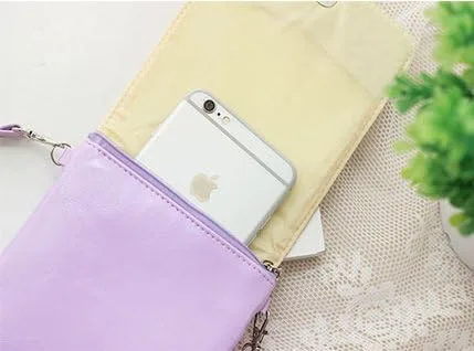 Vista 5 de Mini bolso de hombro de piel sintética para adolescentes y niñas