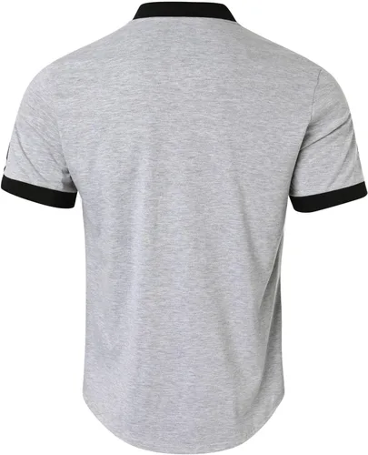 Vista 5 de Camisas polo casuales para hombre, camisa con botones, blusa de verano de manga corta, manga raglán, camisetas clásicas