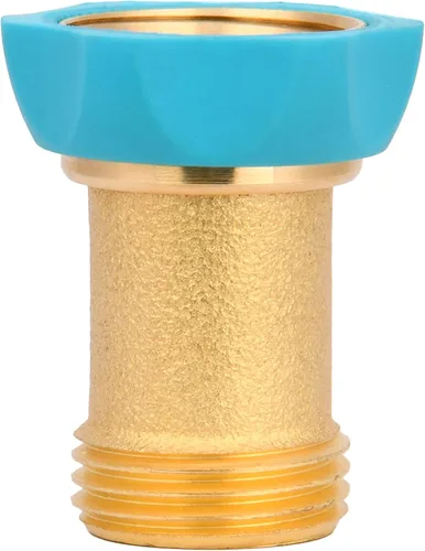 Vista 4 de Aqua Joe AJ-IHE-2PK Serie indestructible Válvula de cierre de manguera de servicio pesado, construcción de latón, paquete de 2