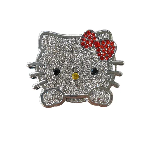 Vista 2 de DSkoiph Cubierta de botón de arranque de coche con botón de brillo, accesorios de coche bonitos para mujer, gato lindo, botón de arranque de motor