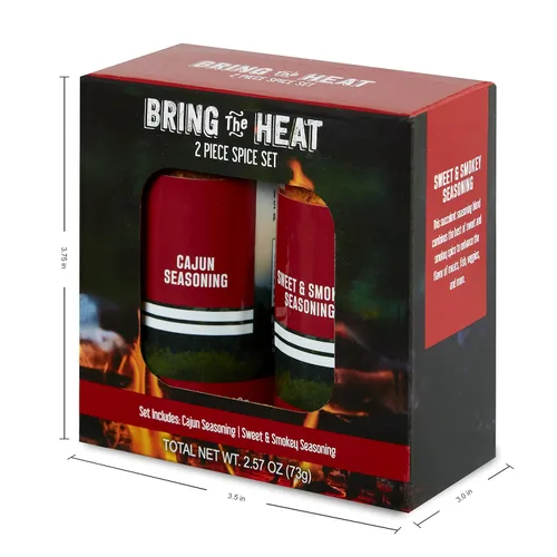 Vista 7 de Kamenstein Bring The Heat - Juego de 2 especias para acampar con tapa extraíble