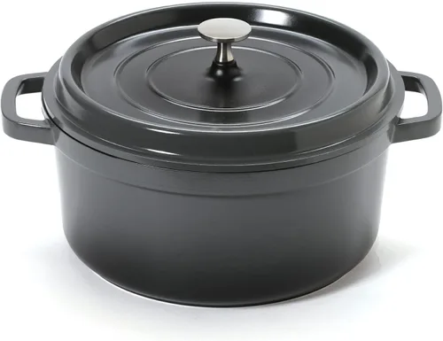Vista 13 de G.E.T. CA-101-BK/BK/CC Heiss® - Mini bandeja para hornear/cazuela de aluminio fundido de bajo consumo, 10 onzas, color negro
