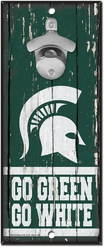 Vista 4 de WinCraft NCAA Abrebotellas de madera unisex para adultos, 5 x 11