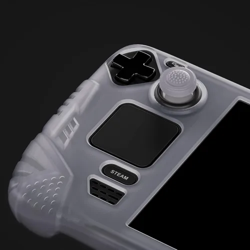 Vista 4 de PlayVital Armor Series - Funda protectora para cubierta de vapor, protector de silicona suave para cubierta de vapor con mejora de botón trasero