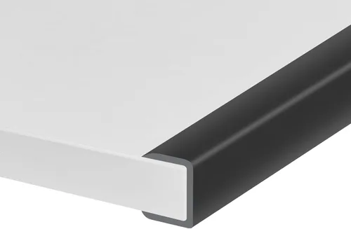 Vista 34 de Borde de goma protector, canal en U autoadhesivo de 1-1/2 pulgadas para maderas, bandas flexibles en forma de U para despegar y pegar, protector