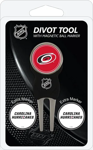 Vista 17 de Team Golf NHL Adult-Unisex Divot Tool Pack with 3 Golf Ball Markers