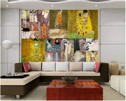 Vista 13 de wall26 - Mural adhesivo decorativo para pared (tamaño grande), WMR-WP-X-DD51-66x24x4 obra de arte 01