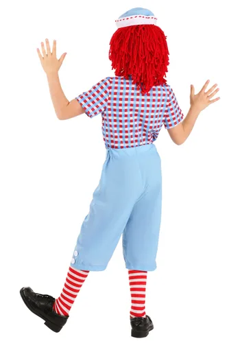 Vista 2 de Disfraz de Raggedy Andy para Niños Multicolor