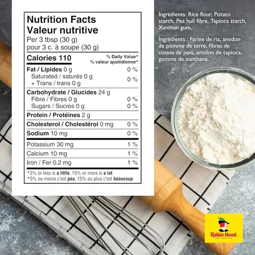 Vista 3 de Robin Hood Mezcla de harina multiusos sin gluten, 907 g/32 oz {Importada de Canadá}