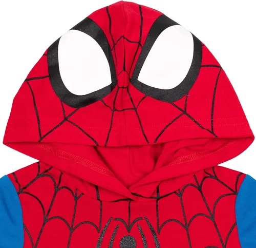 Vista 5 de Marvel Avengers Spider-Man Spider-Gwen Captain America Girls Cosplay T-Shirt and Leggings Toddler to Little Kid