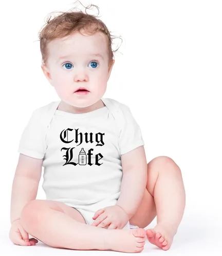 Vista 16 de AW Fashions Chug Life - Body para bebé divertido, lindo y cómodo - Ropa de moda para recién nacidos