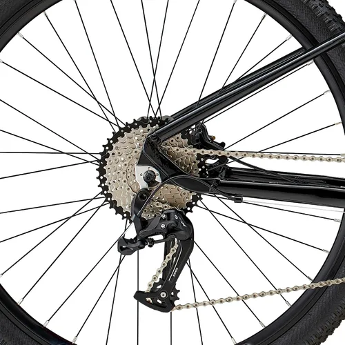 Vista 7 de Eastern Bikes Alpaka Bicicleta de montaña ligera de 29 pulgadas, 9 velocidades, frenos de disco hidráulicos, suspensión delantera disponible en 4